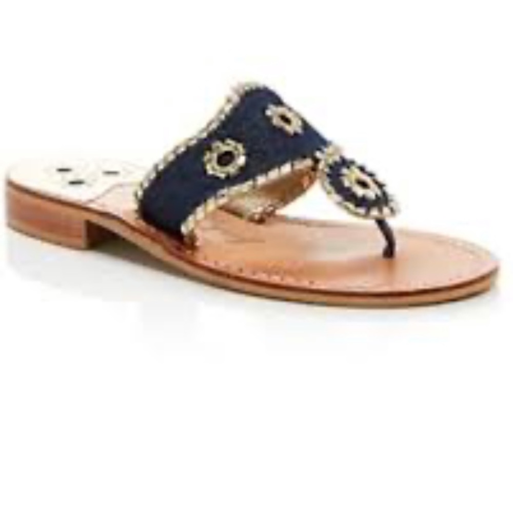 Dark Blue Denim Jack Rogers Sandal